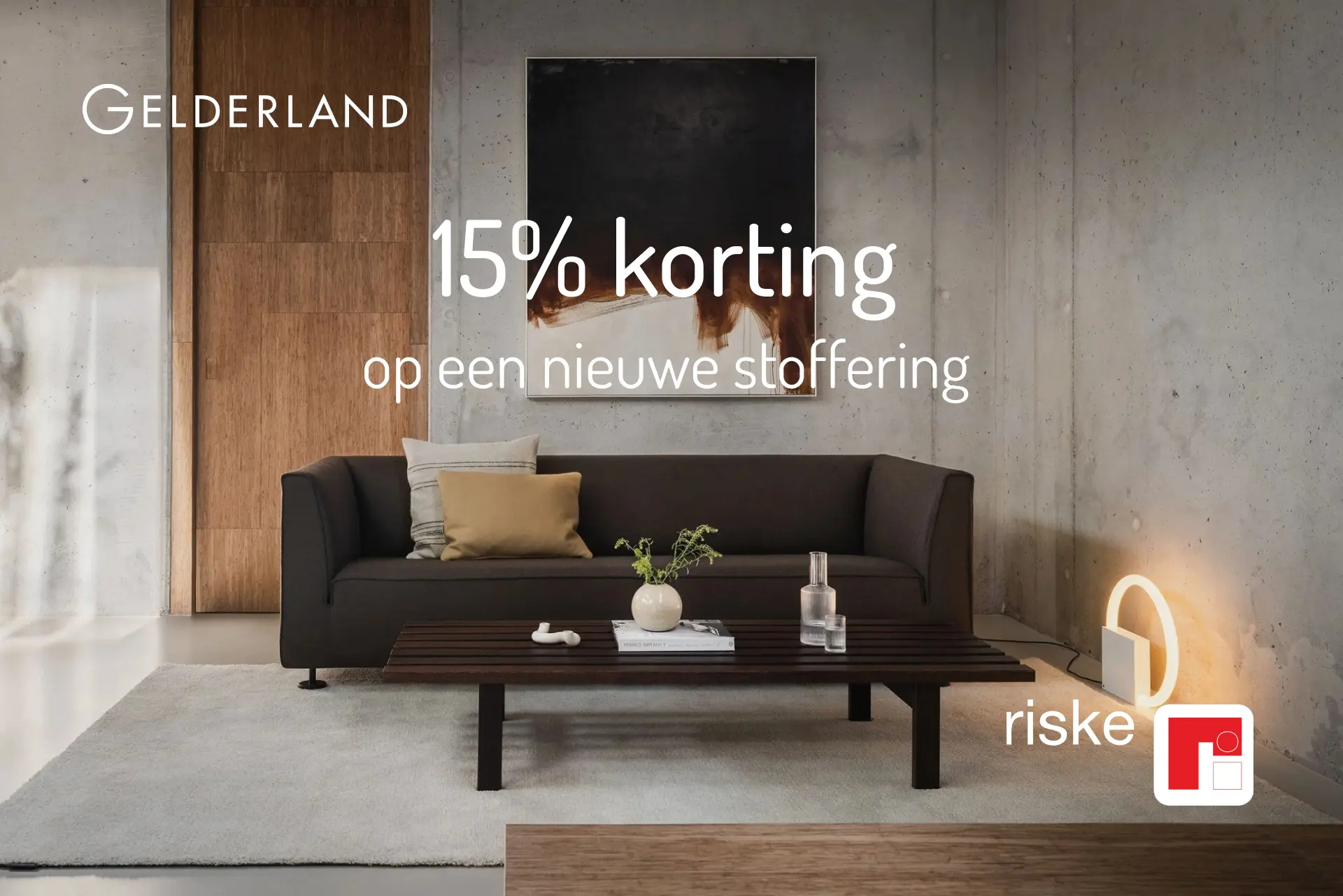 Steek uw Gelderland bank in een nieuw jasje en krijg 15% korting!